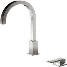 Grifo de lavabo en batería acero TRES CUADRO L