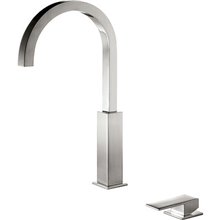 Grifo de lavabo en batería acero TRES CUADRO XL