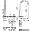 Grifo de lavabo Bimando TRES CUADRO XL