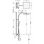 Columna de ducha termost&aacute;tica Blanca TRES CUADRO