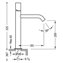 Grifo de lavabo Blanco M TUB TRES STUDY 