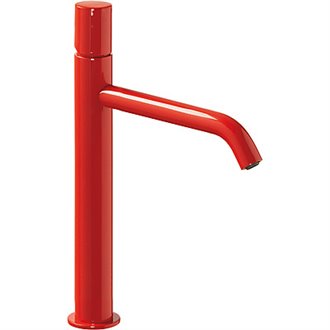 Grifo de lavabo Rojo L TUB TRES STUDY 
