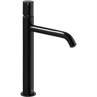 Grifo de lavabo Negro L TUB TRES STUDY 