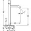 Grifo de lavabo Blanco L TUB TRES STUDY 