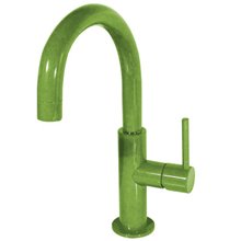Grifo de lavabo Verde en C TRES STUDY M