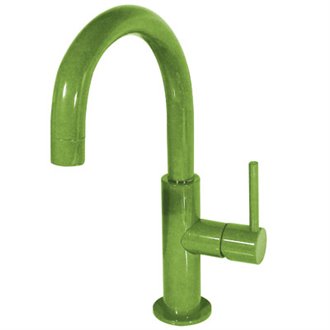 Grifo de lavabo Verde en C TRES STUDY M