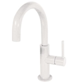 Grifo de lavabo Blanco en C TRES STUDY M