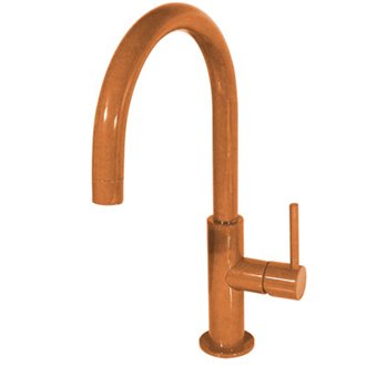 Grifo de lavabo Naranja en C TRES STUDY L