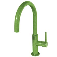 Grifo de lavabo Verde en C TRES STUDY L