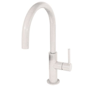 Grifo de lavabo Blanco en C TRES STUDY L