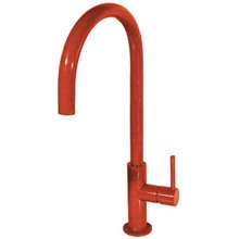 Grifo de lavabo Rojo en C TRES STUDY XL