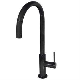 Grifo de lavabo Negro en C STUDY XL TRES