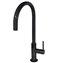 Grifo de lavabo Negro en C STUDY XL TRES