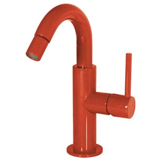 Grifo de bid&eacute; alto Rojo TRES STUDY