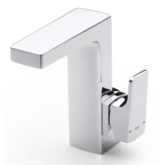 Grifo de lavabo maneta lateral integrada L90 Roca