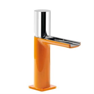 Grifo de lavabo Naranja de Cascada TRES TUB LOFT