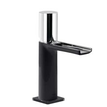 Grifo de lavabo Negro de Cascada TUB LOFT TRES