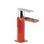 Grifo de lavabo Rojo de Cascada TRES LOFT