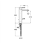 Grifo de lavabo ca&ntilde;o alto Naia Roca