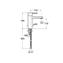 Grifo de lavabo ca&ntilde;o mezzo Naia Roca