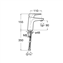 Grifo de lavabo cuerpo liso Atlas Roca