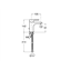 Grifo de lavabo con enganche cadenilla L20 Roca
