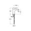 Grifo de lavabo con cuerpo liso L20 Roca