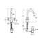 Grifo de lavabo bimando Loft Roca