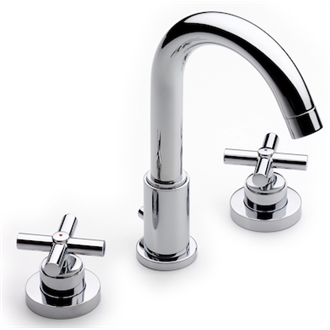 Grifo de lavabo bimando ca&ntilde;o giratorio Loft Roca