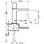 Grifo de lavabo Acero S TUB TRES LOFT