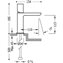 Grifo de lavabo Amarillo S TUB TRES LOFT
