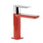 Grifo de lavabo Rojo S TRES LOFT