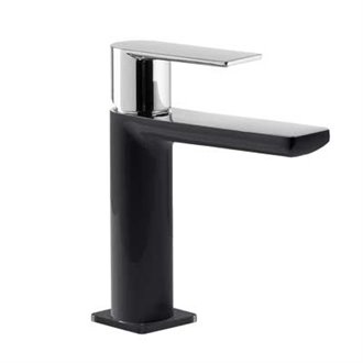 Grifo de lavabo Negro S TRES LOFT