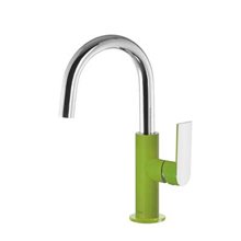 Grifo de lavabo Verde en C TRES LOFT L