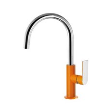 Grifo de lavabo Naranja en C TRES LOFT XL