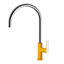 Grifo de lavabo Amarillo en C TRES LOFT XXL