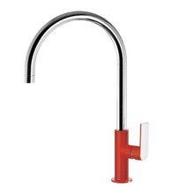 Grifo de lavabo Rojo en C TRES LOFT XXL