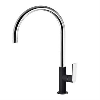 Grifo de lavabo Negro en C LOFT XXL TRES