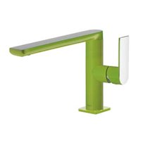 Grifo de lavabo recto de Acero TRES LOFT S