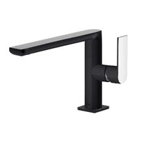 Grifo de lavabo recto de Acero TRES LOFT S