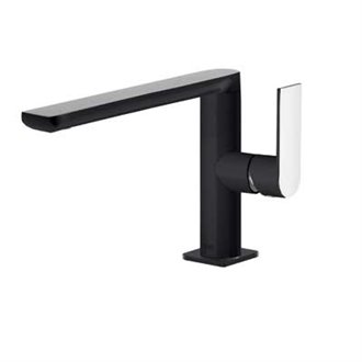 Grifo de lavabo recto Negro LOFT S TRES
