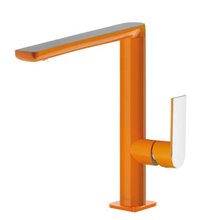 Grifo de lavabo recto de Acero TRES LOFT M