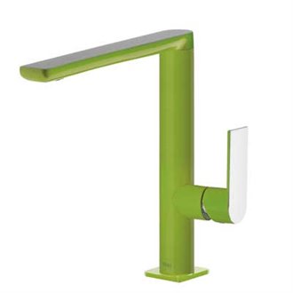 Grifo de lavabo recto Verde TRES LOFT M