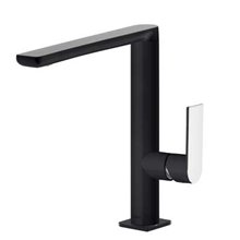 Grifo de lavabo recto Negro LOFT M TRES
