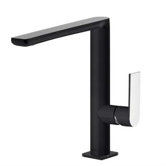 Grifo de lavabo recto Negro LOFT M TRES