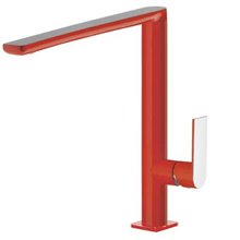 Grifo de lavabo recto de Acero TRES LOFT L