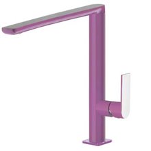 Grifo de lavabo recto de Acero TRES LOFT L