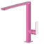Grifo de lavabo recto Fucsia TRES LOFT L