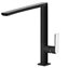 Grifo de lavabo recto Negro LOFT L TRES