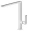 Grifo de lavabo recto Blanco TRES LOFT L
